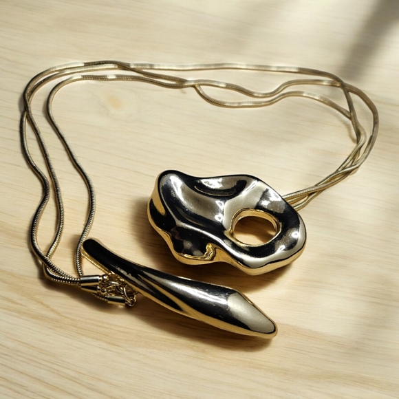 Liquid like necklace toggle clasp snake soft chain - Picture 1 of 4